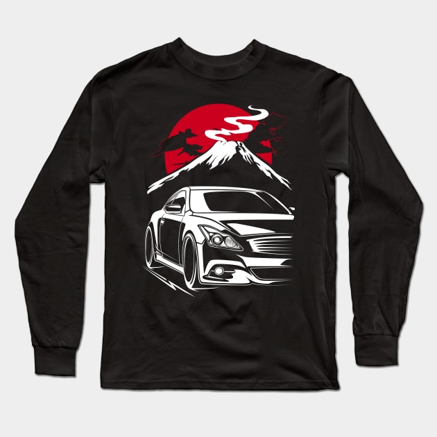 Infiniti G37 Coupe Long Sleeve T-Shirt by JDM Boyz